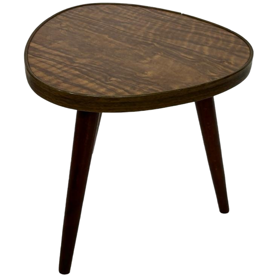 Vintage Plantentafeltje Bijzettafel Driepoot Jaren 60 Design 1