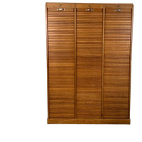 Eiken Rolluikkast Met 3 Luiken, 179 Cm Hoog
