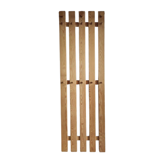 Vintage IKEA Kapstok Tilja Karin Mobring Wandkapstok Hout 1
