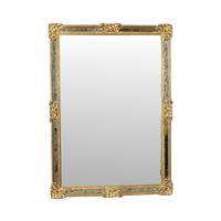 Klassieke Gouden Deknudt Spiegel Barok Stijl Fumé Glas 95Cm