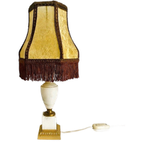 Vintage Marmeren Lampenvoet Barok Lampenkapje
