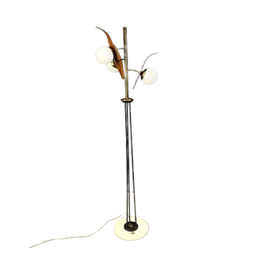 Mid Century Italian Floor Lamp Attr. To Stilnovo, 1950s 1