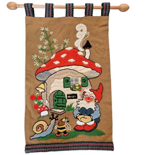 Vintage Wandkleed Voor Kinderkamer Jaren 70 Retro Muurkleed 1