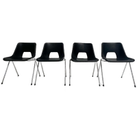 Set Van 4 Järvo Stoelen Van Niels Gammelgaard, 1980'S