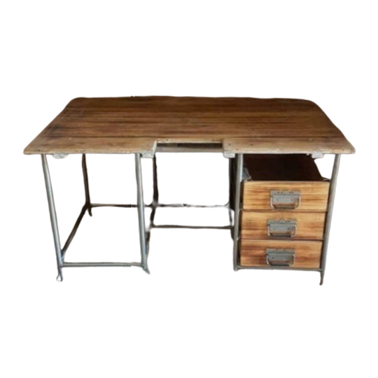 Staal Hout Bureau Werktafel 1