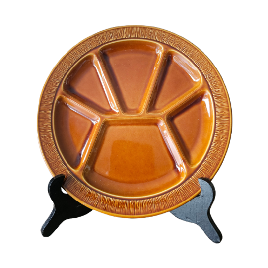 Boch La Louviere Fondueborden Bruin 1
