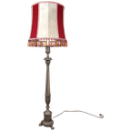 Antieke Verzilverde Vloerlamp thumbnail 1
