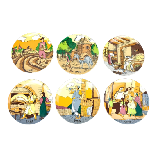 6 Wandborden Bakkerij. Prijs Voor De Set 1