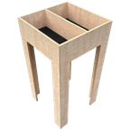 Houten Tafel Opbergmeubek Lp Cd Boelen - Uniek Design thumbnail 1