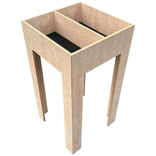 Houten Tafel Opbergmeubek Lp Cd Boelen - Uniek Design 1