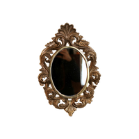 Rococo Vergulde Bronzen Spiegel