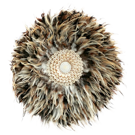 Bazar Bizar | De Coastal Juju Muurdecoratie - Grijs Bruin - M 1