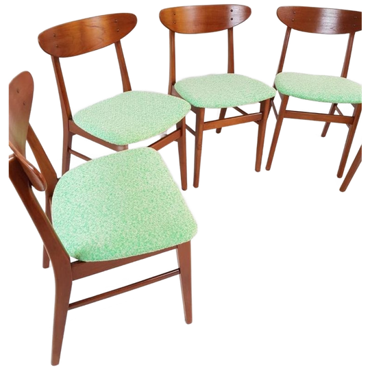 Vintage Farstrup Stoelen Nieuw Gestoffeerd Stof Naar Keuze 1