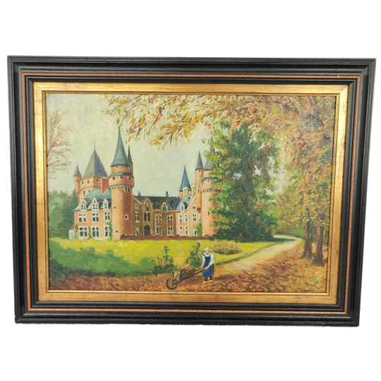 Schilderij - Kasteel Van Faulx-les-tombes 1