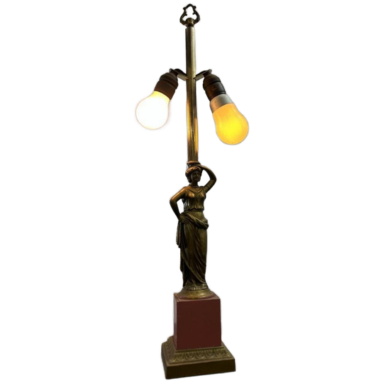 Vintage Empire Vrouw Figuur Tafellamp 1