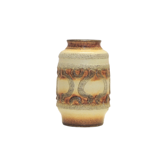 Beige & Caramel Vintage Vaas 1