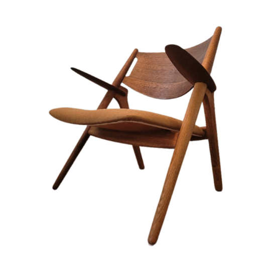 Vintage Ch28 Sawhorse Stoel Van Hans J. Wegner Voor Carl Hansen 1