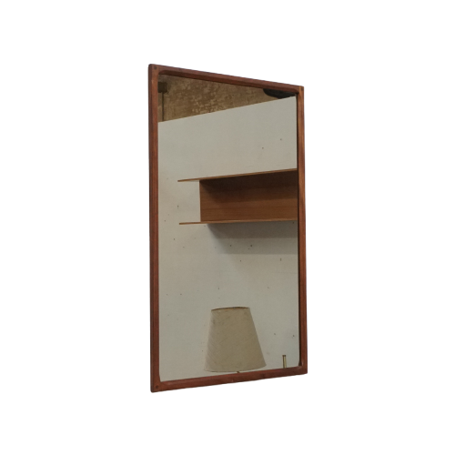 Large Teak Mirror By Aksel Kjersgaard