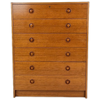 Scandinavisch Vintage Teak Fineren Ladekast Kajanin thumbnail 1