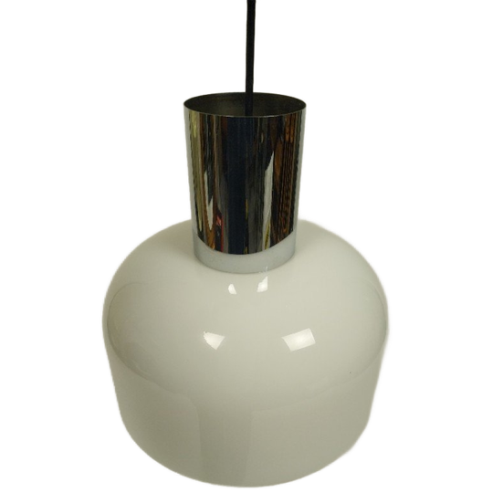 Duitse Glazen Hanglamp Van <<<brand>>>, 1965 1