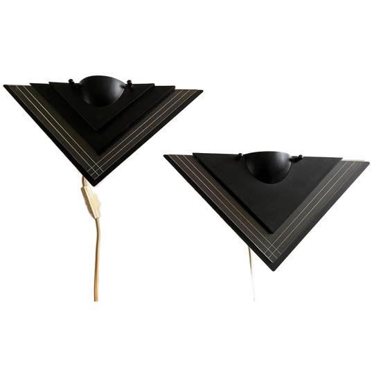 Vintage Herda Memphis Wandlampen - Set Van 2 1