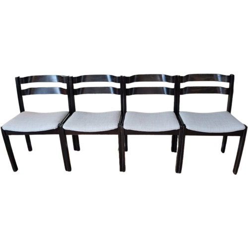 Vintage Set Van 4 Pastoe-Stijl Stoelen, Opnieuw Bekleed