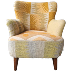 Theo Ruth Artifort Fauteuil Wollen Deken Bekleding thumbnail 1