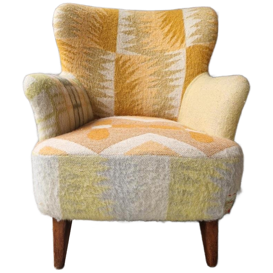 Theo Ruth Artifort Fauteuil Wollen Deken Bekleding 1