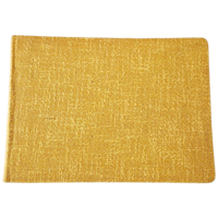 Vintage Fotoalbum Okergeel Stof Jaren 50 Fifties