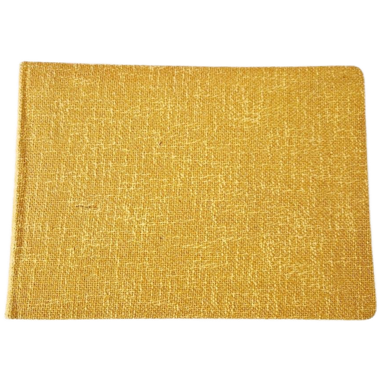 Vintage Fotoalbum Okergeel Stof Jaren 50 Fifties 1