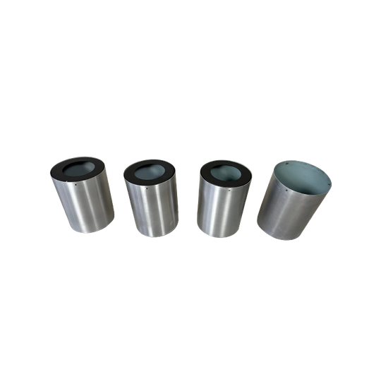 4x Vintage Raak Cilinders Licht Metaal – Plafondlampen 1