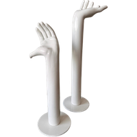 Wit Handmodel Sieraden Display. Vintage Sieraden Rek