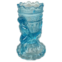Blauwe Persglas Tandenstokers Houder