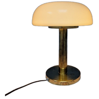 Vintage Glazen Tafellamp, Deens Design