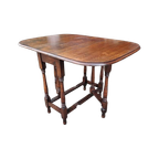 Antike Eikenhouten Hangoortafel, Sidetable, Bijzettafel, Af thumbnail 1