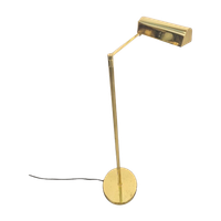 Vintage George Hansen Metalarte Vloerlamp Messing 60 Regency