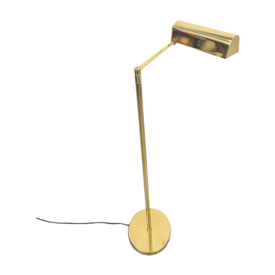 Vintage George Hansen Metalarte Vloerlamp Messing 60 Regency 1