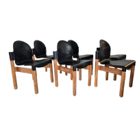 6 X Gerd Lange Voor Thonet 1973 Flex Stoelen