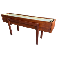 Jaren 60 Teak Plantenbak