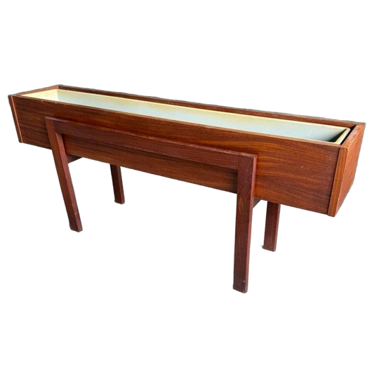 Jaren 60 Teak Plantenbak 1