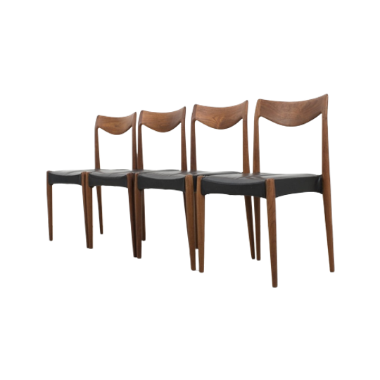 Set Van 4 Teak Stoelen 66487 1