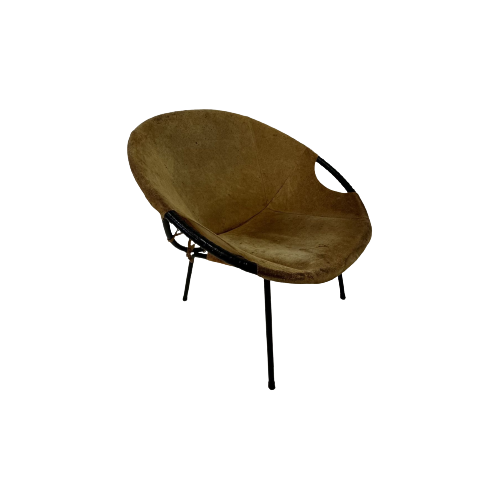 Vintage Balloon Chair By Lusch & Co , 1970’S , Germany