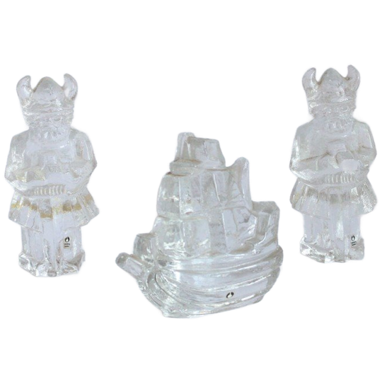 Glass Paperweight Sculptures By Uno Westerberg For Pukeberg Sweden 1