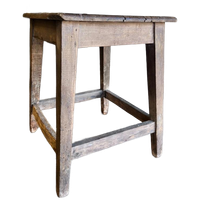 Vintage Industrieel Krukje / Bijzettafeltje / Plantentafel