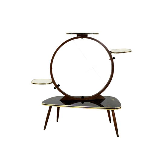 Vintage Plantentafel Bijzettafel Midcentury 1