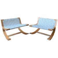 2x Voetenbank Vintage IKEA - Ilmari Lappalainen, 1999