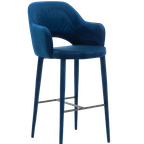 Polspotten Cosy Barstoel Blauw thumbnail 1