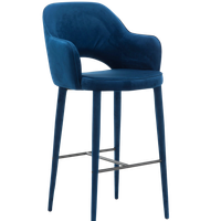 Polspotten Cosy Barstoel Blauw