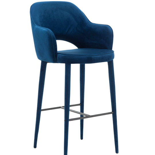 Polspotten Cosy Barstoel Blauw 1