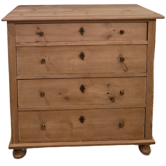 Landelijk Sobere Grenen Ladekast, Commode, Dressoir 1